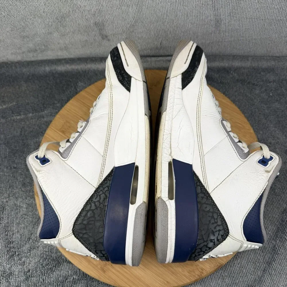 Jordan Air Jordan 3 Retro Midnight Navy Shoes Mens Size 10 Sneakers CT8532-140